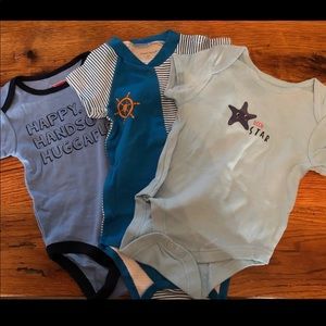 Baby boy onesies! 6-9months!